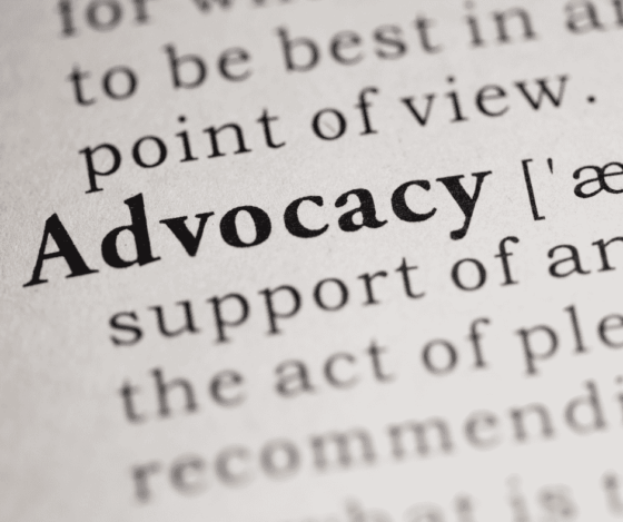 Real estate advocate, working together