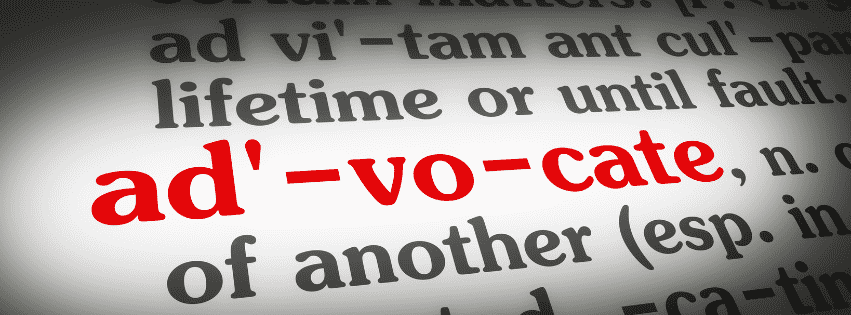 working together, advocate