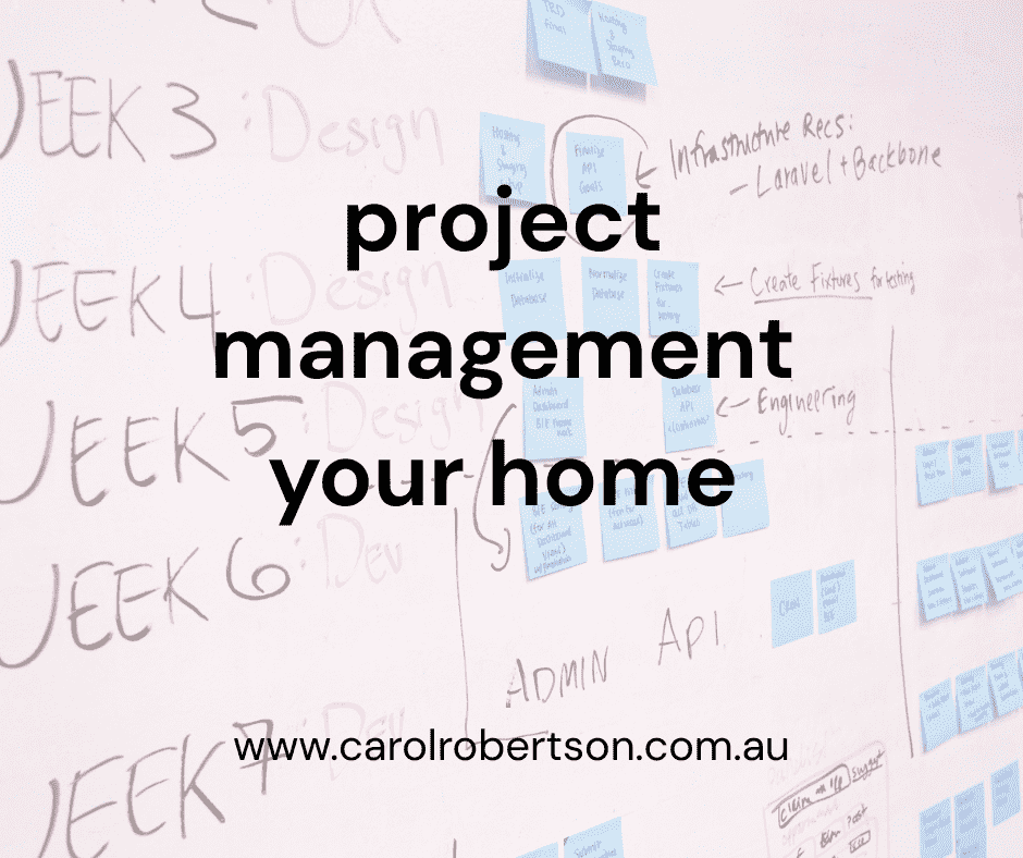 Project Managing your home sale